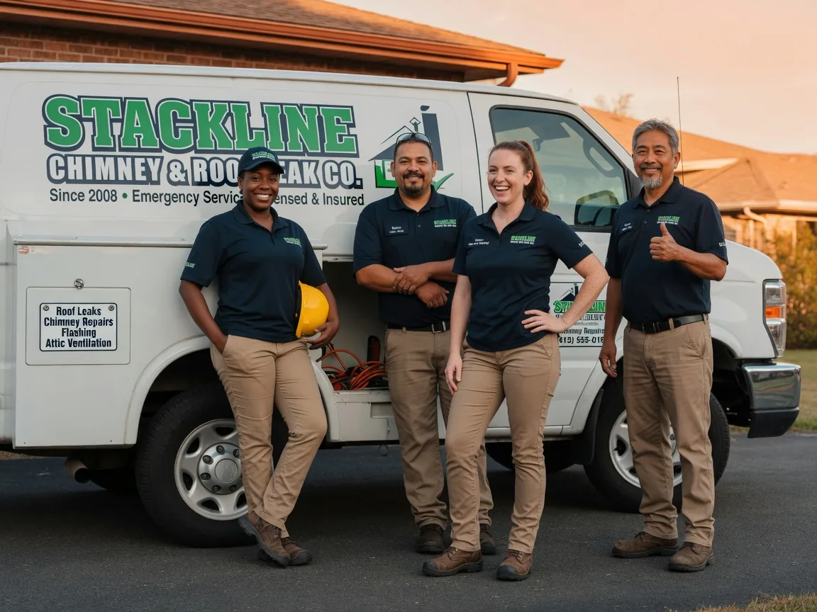 Chimney flashing repair company in Argyle, TX